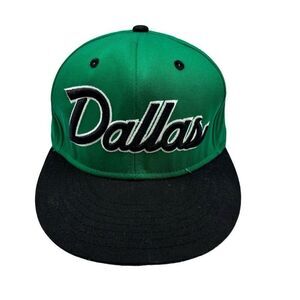 KB Ethos Dallas Snapback Adjustable Hat Cap Embroidered 3D Green